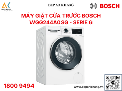 Máy Giặt Bosch 9 Kg WGG244A0SG - series 6 - Công nghệ hạt nước linh động ActiveWater™ Plus